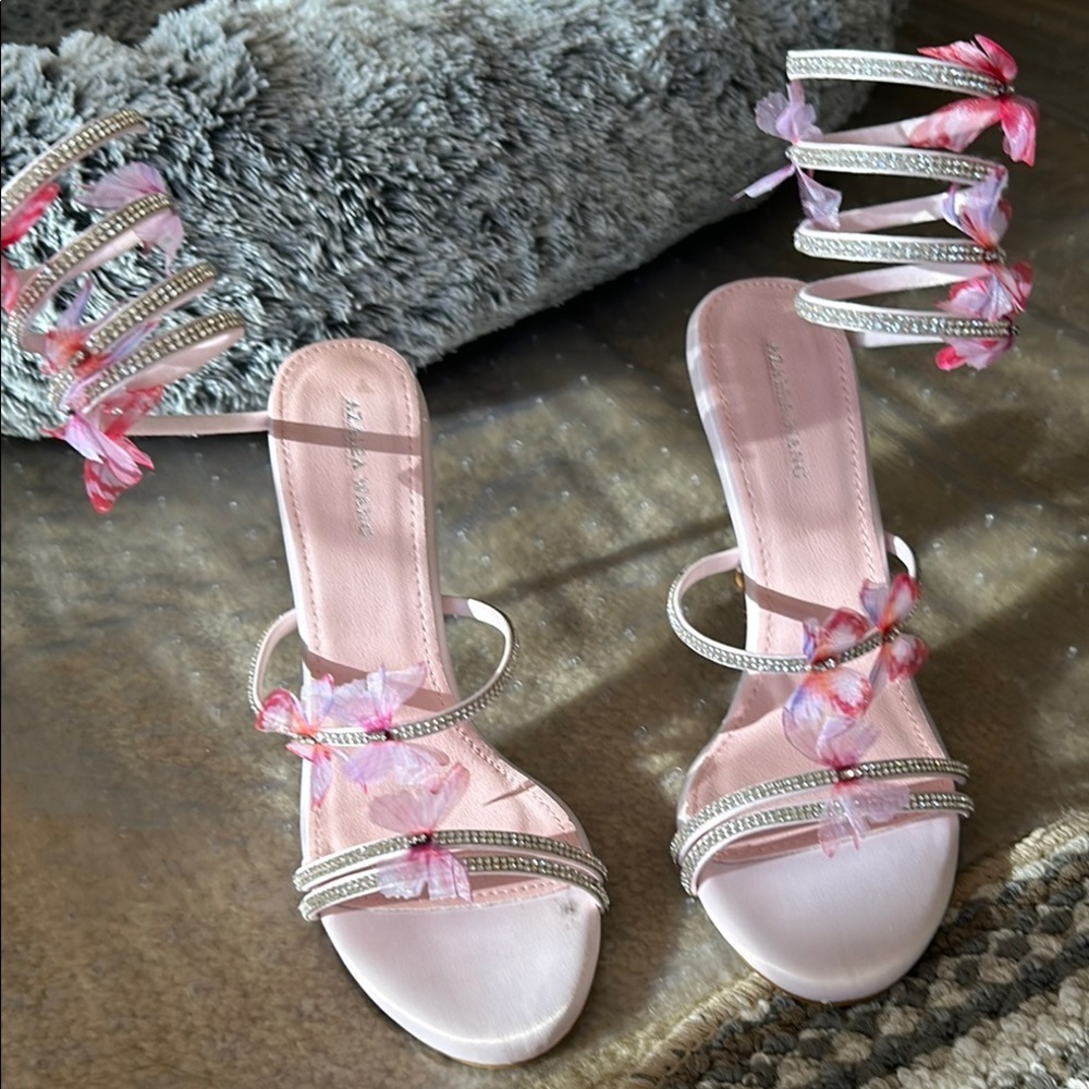 Azalea Wang Pink Heels - Picture 2 of 4